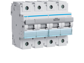 Wyłącznik nadprądowy B 100A 4P 15kA HMB490 HAGER