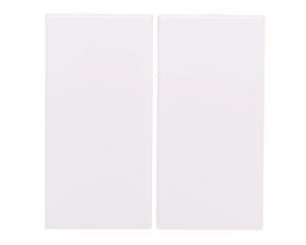 DANTE Zaślepka modułowa 2szt. 45x45 biały 450480