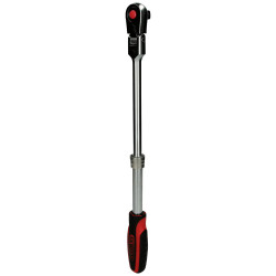 KS Tools 914.1220 1/2&quot; Slimpower Telescopic Reversible Ratchet, 72 Teeth