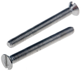 Śruby maszynowe M3 łeb z łbem stożkowym Stal nierdzewna długość 30.0mm skok 0.50mm