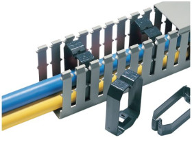 Akcesoria do koryt kablowych Akrylonitryl – butadien – styren Pokrywa kanału kablowego HelaDuct 93 x 94 x 20mm