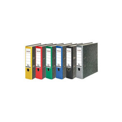 Falken 80024136 Folder A4 80mm spine Black Paste paper 2 brackets