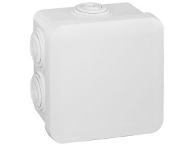 Puszka PLEXO 80X80X45 7WEJ BIA 092013 LEGRAND