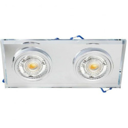 Oprawa szklana GLASSO-2k-s kryształ podwójna ścięte kanty premiumled