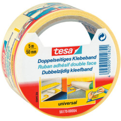 tesa&#xAE; 56170 Double Sided Tape - Universal 50mm x 5m