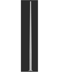 Słup SAL-4,5/B60 4,5m anodowany inoxROSA 42103/C45