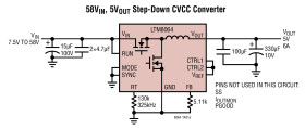 58V, 6A CVCC Step-Down μModule Regulator