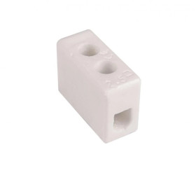 Złączka gwintowa porcelanowa szkliwiona 2,5 mm² 1 tor biała CPO 1-2.5 80015516 /20szt./