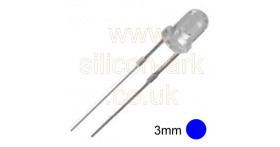 LED - 3MM BLUE - round (L-7104MBD) - Kingbright