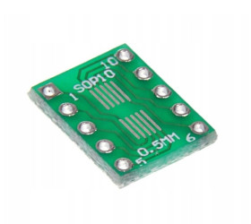 SOP10/SOT23 to DIP10 PCB Adapter