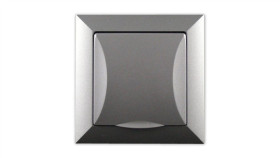 Opal Gniazdo Bryzgoszczelne Z Uziemieniem Grafit Gpt-16 Oph Gr