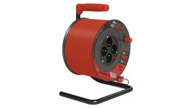 Przedłużacz Bębnowy 4-Gniazda Z/U 50M H05vv-F 3G1,5 Ip20 P194504