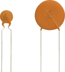 D Series Ceramic Singlelayer DC Disc Capacitors for General Purpose Class 1, Class 2 and Class 3, 50 VDC, 100 VDC, 500 VDC