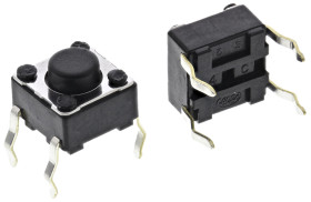 Przełącznik klawiaturowy SPST 50 mA przy 12 V DC 5mm 1.5mm Zatrzaskowy