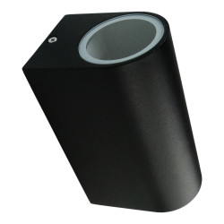 Oprawa ogrodowa 2xGU10 2x35W IP54 czarna kinkiet lampa ścienna TIAGO GTV LD-TIAGOGU10D-20