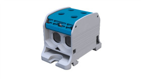 Złączka Szynowa Gwintowa Al/Cu Stb 50-2 (87320) Simblock Niebieski 81002003