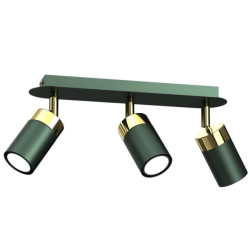 Lampa sufitowa JOKER GREEN/GOLD 3xGU10 MLP7719 Milagro