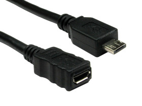 Kabel USB Złącze A Micro USB typu B Złącze B Micro USB typu B dł. 500mm Przewód USB USB 2.0