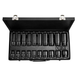 Nasadki udarowe 1/2 cala 10-24mm w walizce 84-250+G1