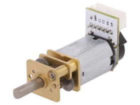 DF-FIT0484 Silnik: DC z enkoderem, z przekładnią 6VDC 170mA Oś: nacięcie D