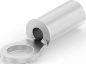 Uninsulated ring cable lug, 0.3-1.42 mm², AWG 22, 3.68 mm, M3.5, metal, 31096