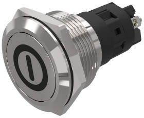 Nasadka przełącznika Chwilowy SPDT średnica wycięcia 22.3mm, montaż panelowy EAO