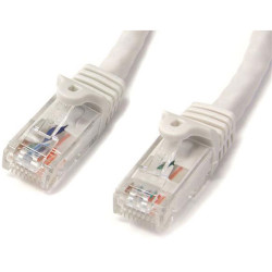 StarTech N6PATC1MWH 1m White Snagless Cat6 UTP Patch Cable - ETL Verified