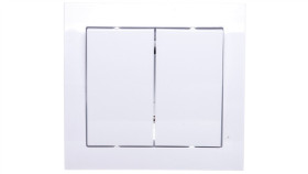 Kier Łącznik Schodowy + Pojedynczy Biały Łp-9W/00