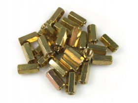 10 pcs M3 10mm Brass Spacer Distance Standoff Support