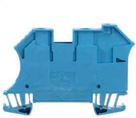 Through terminal block, screw connection, 1.5-16 mm², 2 pole, 57 A, 8 kV, blue, 1042480000