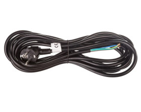 Przewód przyłączeniowy H05VV-F 3x1,5 5m czarny S18325