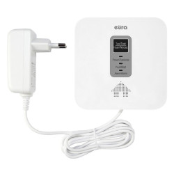 Czujnik gazu i czadu CGD-50A2 12V 230V 2w1 Tlenek węgla i gaz ziemny E