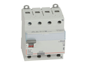 Wyłącznik różnicowoprądowy 4P 25A 30mA typ AC P304 DX3 411702 LEGRAND