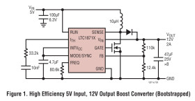 Wide Input Range, No R Current Mode Boost, Flyback and SEPIC Controller