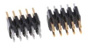 Złącze szpilkowe 10-pinowe Minitek127 raster: 1.27 mm Prosty 2-rzędowe Amphenol Communications Solutions Otwór