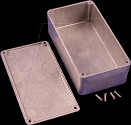 1590P1 aluminum casing, 1590 P, 153 x 83,1 x 50,4 mm, aluminum