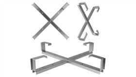 Stelaż Zapasu Kabla 55X55cm Ocynkowany Alantec