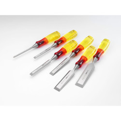IRWIN&#xAE; Marples&#xAE; TM373/S6 Bevel Edge Chisel Splitproof Handle Set, 6 Piece