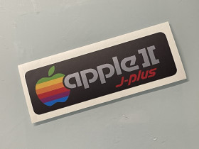 Apple II J-PLUS replacement badge
