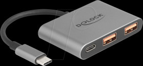 64337 USB 10 Gbp/s Hub, 3 Ports, 1 x USB-C, 2 x USB-A