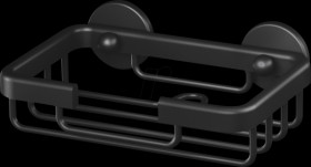 40508-00000-00 tesa Aluxx black soap rack