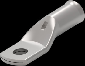 Uninsulated tube cable lug, 10 mm², AWG 7, 8.3 mm, metal, 710031-6