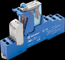 4C.52.9.024.0050 Coupling relay, spring terminals, 2 CO, 8 A, 24 V DC