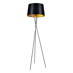 Lampa podłogowa dekoracyjna czarno-złota z serii REMI GOLD K-4358 Kaja Lighting