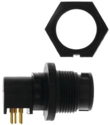 Złącze wielostykowe przemysłowe 5-pinowe, panelowe Wtyczka Switchcraft