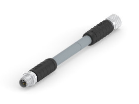 Przewód czujnik-siłownik ze złączem Złącze M12 długość 5m Rodzaj A Męskie Złącze B Złącze M12