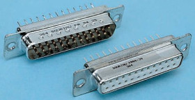 Złącze D-Sub 15-pinowe Męski Proste Przewlekany raster 2.74mm Złoto na niklu