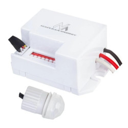 Czujnik ruchu PIR Maclean, z zewnetrznym sensorem,12-24V DC, 360, MCE32 V