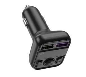 Transmiter FM 2xUSB 3.1A Czarny