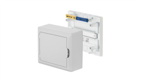 Rozdzielnica Modułowa 1X8 N/T Economic Box Rn 1/8 Drzwi Białe (N+Pe) Ip40...